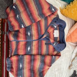 American eagle button up fleece